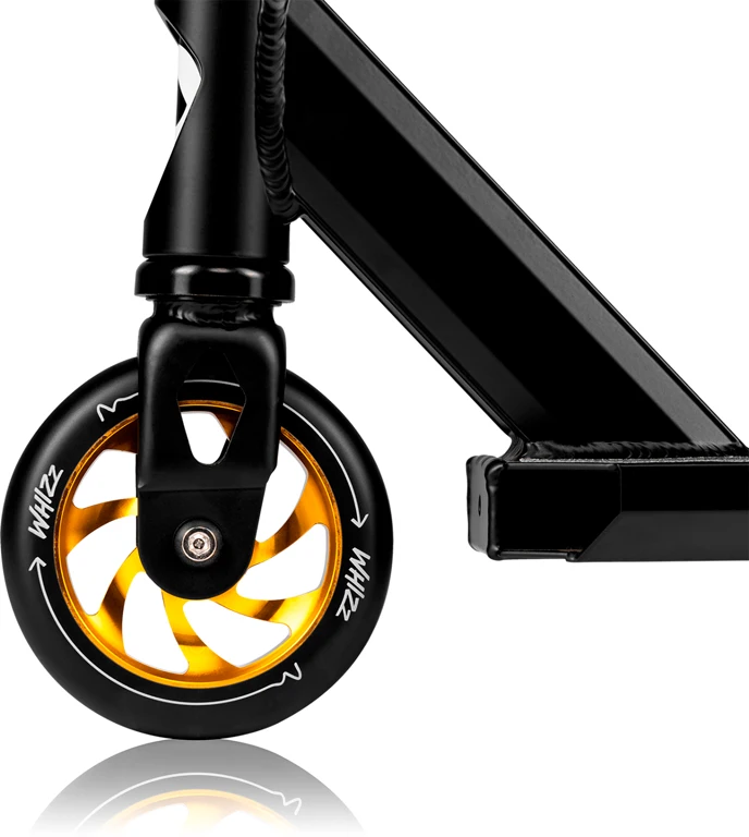 Самокат Lionelo Whizz BLACK CARBON YELLOW
